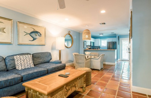 Bahama Village Condo | Classic Key West condo w/private parking, covered porches, & shared pool