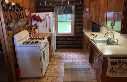 Longville Cabin | Classic Lakeside Log Cabin with Panoramic Views . Fish, Swim, Relax!