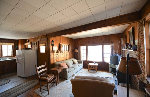 Gray Cabin | Classic Maine camp on Little Sebago Lake. Pet-friendly!