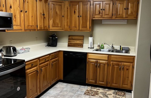 Bartlett Condo | Clean, well equipped condo, great location! Cleaning included in rental rate.