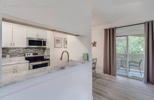 Clearwater Condo | Clearwater Beach, Florida, modern fully renovated 2nd floor condo, heated pool