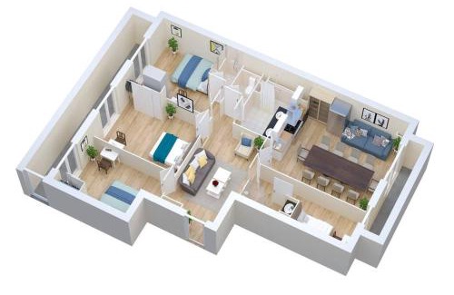Saint-Charles Apartment | Climatisé Gare StCHARLES 4 chambres Grand Balcon/experience-immo