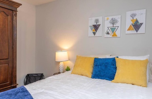 Michigan City Apartment | Close to Beach, Hot Tub, Pet Friendly, Firepit