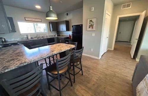 Rexburg Apartment | Close to Campus, Free Parking, Gym & Workspaces