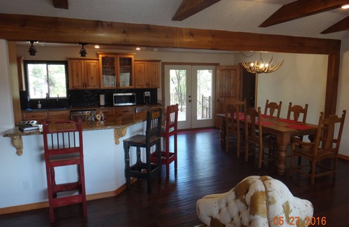 Ruidoso House | Close to downtown, family/pet friendly, mountain views, tv/game room