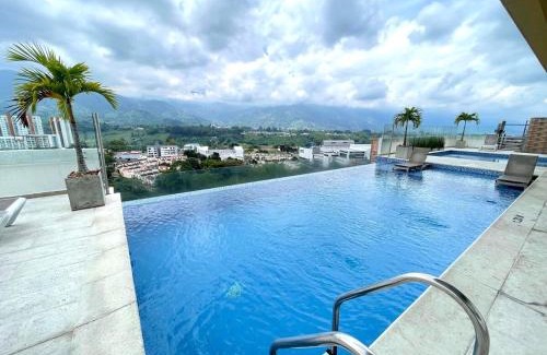Armenia Apartment | Clubh310 Apartamento con piscina, gimnasio y barbacoa, vistas a la coordillera