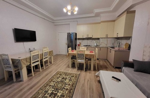 Sumqayit Apartment | Coastal 2 Bedrooms, 2 Balcones, AC, Wi-Fi, Sumgait Boulevard Park