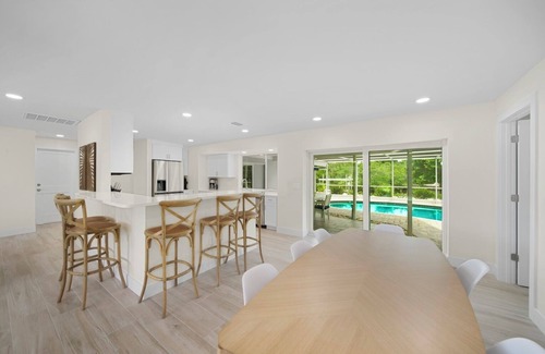 Shell Harbor House | Coastal Charm: Pool Home on Canal on East End!