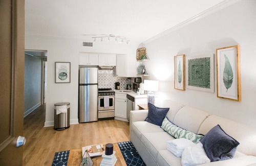 Historic Downtown Savannah Apartment | Coastal Chic Apartment on Forsyth Park with Parking by Lucky Savannah