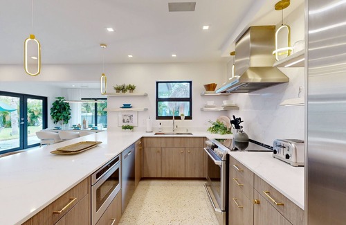 North Corals House | Coastal Chic Escape: Modern Oasis in Oakland Park