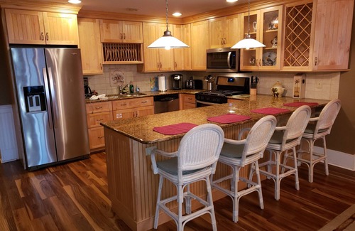 Wildwood Crest Condo | Coastal Colors - Luxury Rental - Heated Pool - Hot Tub - Game Room - Beach Block