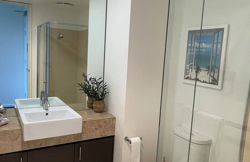 Fingal Resort | Coastal Cove Suite with balcony and heated pool - close to hot springs.