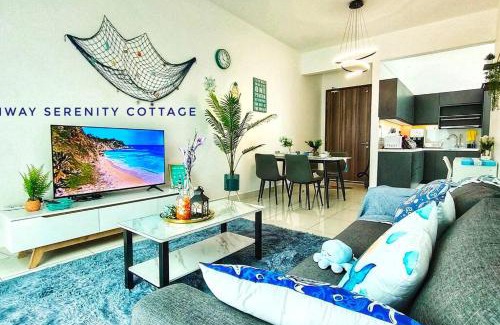 Bandar Sunway Apartment | Coastal Gem Retreat with 50 inch TV for 6Pax Near Sunway Lagoon 2R2B
