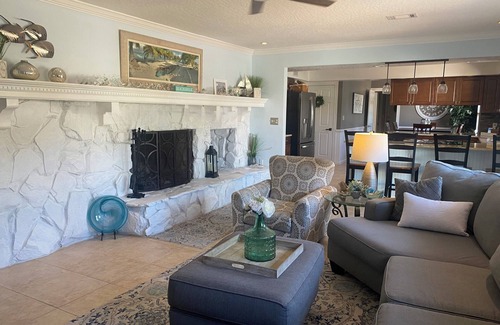 Indianola Estates House | Coastal Luxury Oasis – Saltwater Pool, Patio & Event-Ready Near Port Canaveral