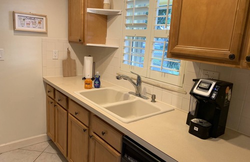 Deerfield Beach Apartment | Coastal Parkside Waterfront Duplex Bungalow- Walk to Beach and Restaurants