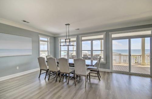 Ocean Isle Beach House | Coastal Retreat with Double Deck and Ocean Views!