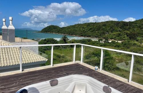 Governador Celso Ramos Apartment | Cobertura Vista MAR! Com jacuzzi privativa OJ09I