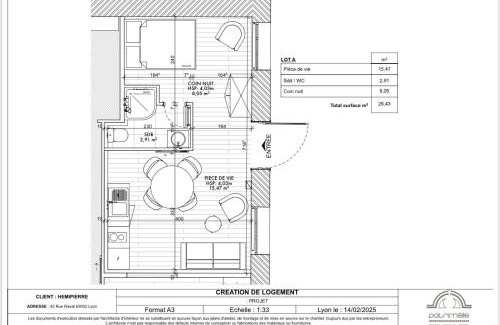 Perrache Apartment | Coeur Confluence T2
