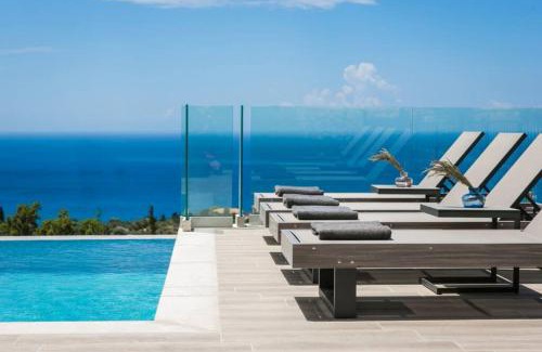 Mousata Villa | Color villas-New Villa Green at Trapezaki with private pool