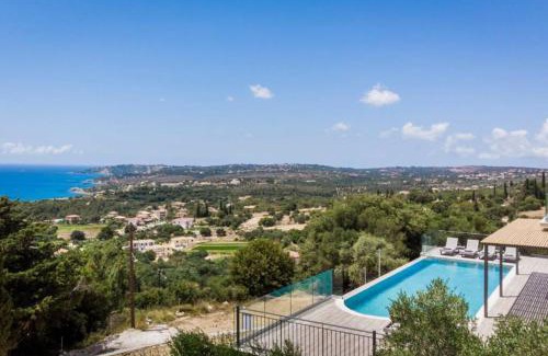 Mousata Villa | Color villas-New Villa Green at Trapezaki with private pool