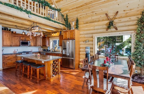 Saint Mary's Cabin | Colorado Log Home on shoreline of Silver Lake