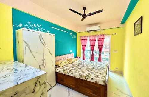 New Town Apartment | Colorful 3BHK Apartment Near Eco Park, Newtown Kolkata