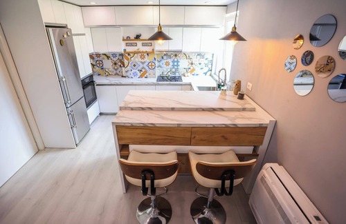 Tirana Apartment | Colorful Oasis with Sunny Balcony