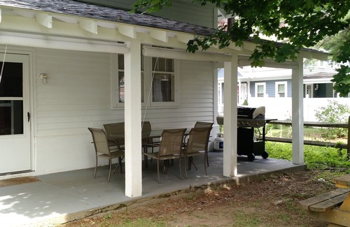 Lake George House | Comfortable Boardwalk Cottage Within Walking Distance of Lake, Beach and Village