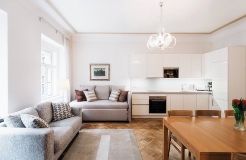 Vinohrady Apartment | Comfortable 2-Bed, 2-Bath Home with Private Balcony