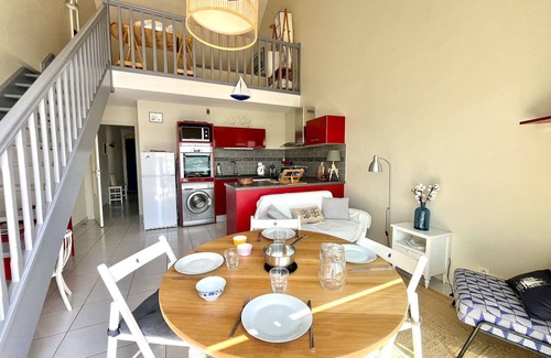 Etel Apartment | Comfortable duplex with air conditioning near Étel port and beaches