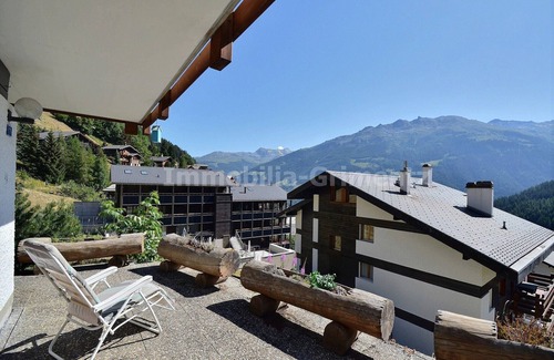 Grimentz Apartment | Comfortable flat for 2 people, living room, kitchen area, 1 2-bedroom, bath, separated WC, terrace,