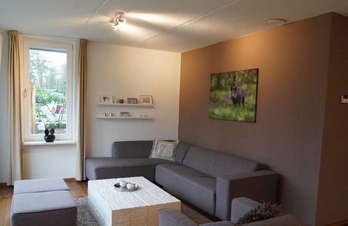 Bosgebied Hoenderloo House | Comfortable home with fireplace, located in nature