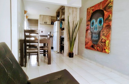 Cuauhtemoc Apartment | Comfortable room surrounded by art in Centro Histórico