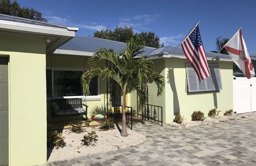 Indian Rocks Beach House | Comfortable Beach Cottage w/Pool & Awesome Backyard, just steps to Beach