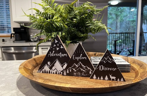 Ashford Cabin | Comfy Family Cabin w/Solo Stove Firepit, EV & Spa!