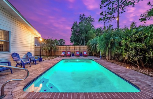 Isle of Palms House | Comfy Mayo Retreat; Heated Pool, Close to Beach
