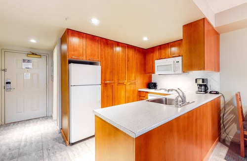 Whistler Village Apartment | Comfy mountain studio with fireplace & gym - near lifts and golf
