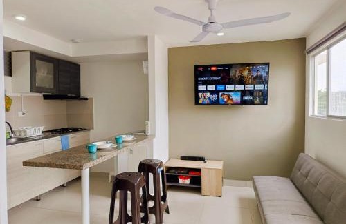 Santa Marta Apartment | Comodo Apartamento con vistas, wifi, AA, TV & Piscina