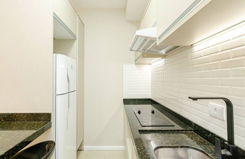 Matriz Apartment | Complete 1-bedroom apartment in front of shop station.