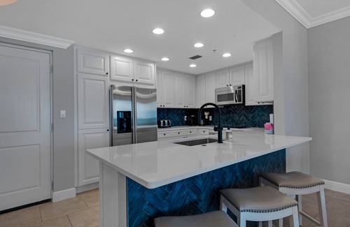 Pensacola Beach Condo | Complete Remodeled Luxurious Portofino Condo, Panoramic Ocean Views, 8 Pools, Steps From The Beach!