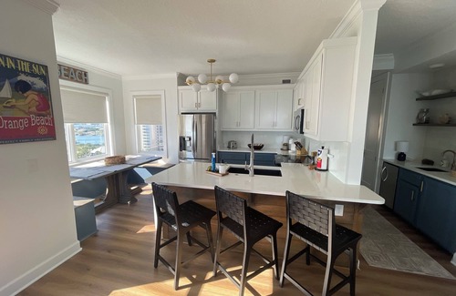 Orange Beach East Condo | Complete Remodel! Regency Isle Gulf Front West Corner Unit 3 bedroom 3.5 baths