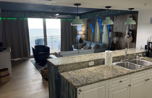 Panama City Beach Condo | Complete Renovation! BEACHFRONT Kokomo! Near Pier Park! 2 FREE Beach Chairs!