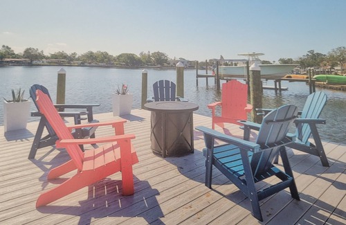 Bayou Shores Apartment | Completely Redone Waterfront Apt w/Great Views, Patio, Balcony, Dock and Garage