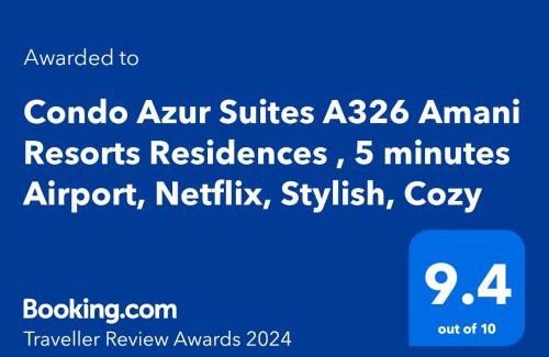 Lapu-Lapu Apartment | Condo Azur Suites A326 Amani Resorts Residences , 5 minutes Airport, Netflix, Stylish, Cozy with Luxurious Swimming Pool