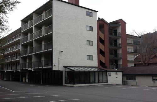 Gatlinburg Condo | Condo Downtown! Walk to Town/Ober! Fireplace! Pool! Free Parking! JUNE $95nt!