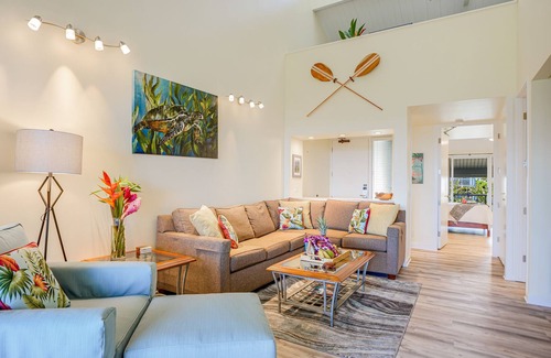 Princeville Condo | Condo with Ocean & Bali Hai views plus lanai, hot tubs, pool & tennis