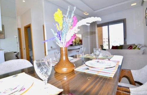 Tassoultante Apartment | confort et détente à Marrakech-Appartement 2 Chambres avec Piscine