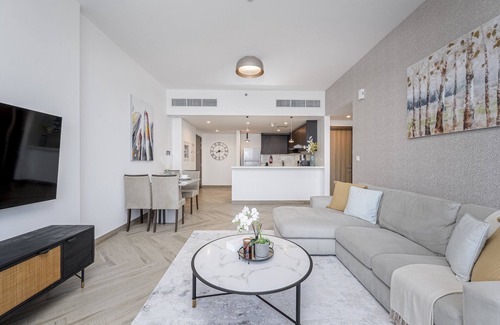 Bur Dubai Apartment | Contemporary 1BR in Al Kifaf Residences West, Bur Dubai by Deluxe Holiday Homes