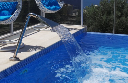 Kalkan Villa | Contemporary 4 Bedroom Villa, Fab Sea View, Daily Maid, Heated Pool, 2 Bars
