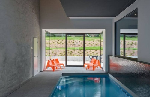 Durnal House | contemporary barn + indoor pool.